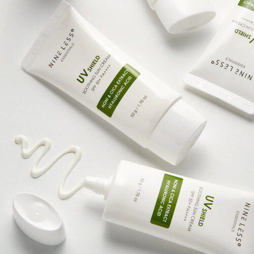 Nine Less Essentials UV Shield Soothing Sun Cream SPF 50+ PA++++