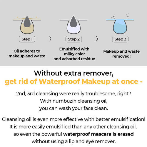 Numbuzin No.1 Easy Peasy Cleansing Oil Numbuzin No.1 Easy Peasy Cleansing Oil