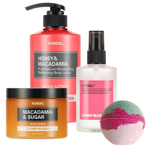 Kundal Body Care Gift Box Cherry Blossom Kundal Body Care Gift Box Cherry Blossom