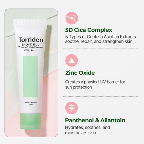 Torriden BALANCEFUL Cica Tone-up Sun cream Torriden BALANCEFUL Cica Tone-up Sun cream
