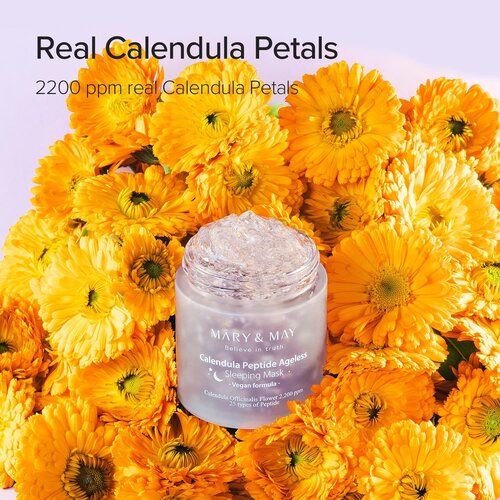 Mary & May Calendula Peptide Ageless Sleeping Mask Mary & May Calendula Peptide Ageless Sleeping Mask