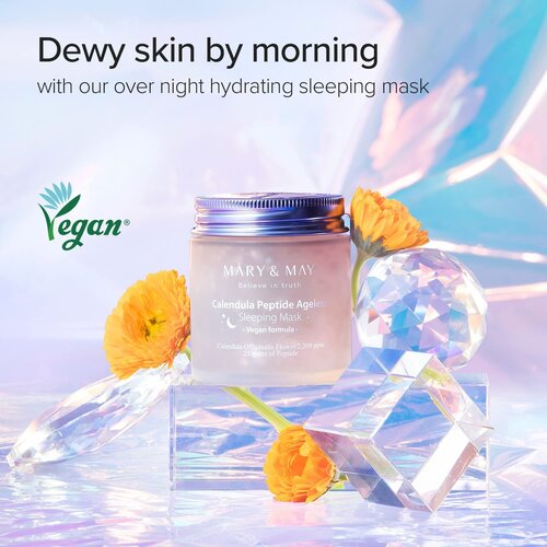 Mary & May Calendula Peptide Ageless Sleeping Mask Mary & May Calendula Peptide Ageless Sleeping Mask