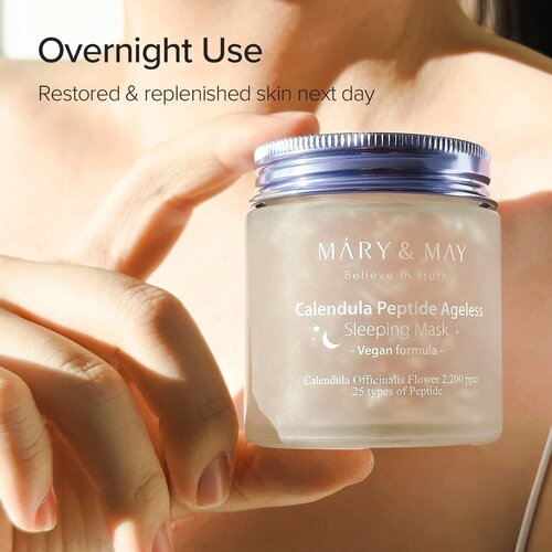 Mary & May Calendula Peptide Ageless Sleeping Mask Mary & May Calendula Peptide Ageless Sleeping Mask