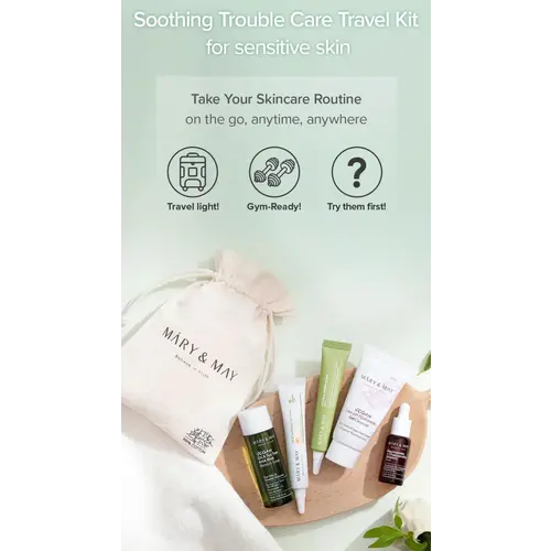 Mary & May Soothing Trouble Care Travel Kit Mary & May Soothing Trouble Care Travel Kit
