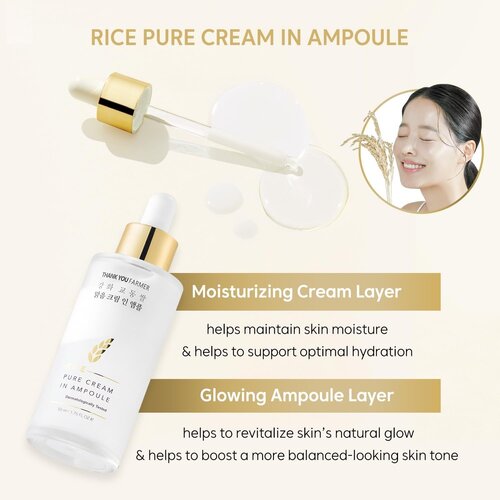Thank You Farmer Rice Pure Cream In Ampoule Thank You Farmer Rice Pure Cream In Ampoule