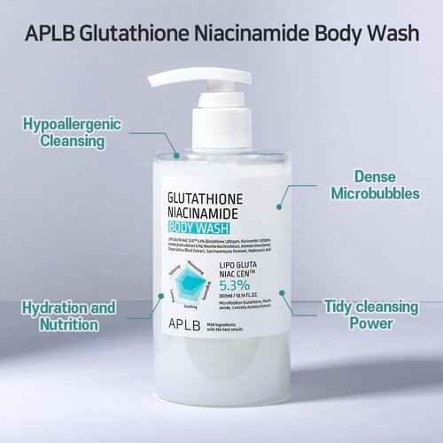 APLB Glutathione Niacinamide Body Wash APLB Glutathione Niacinamide Body Wash