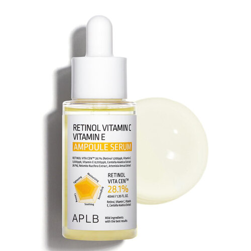 APLB Retinol Vitamin C Vitamin E Ampoule Serum