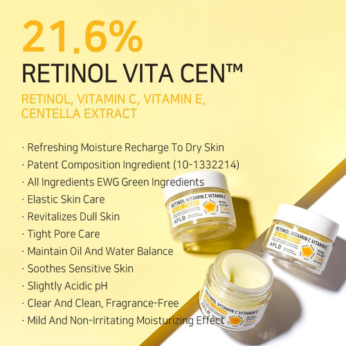 APLB Retinol Vitamin C Vitamin E Facial Cream APLB Retinol Vitamin C Vitamin E Facial Cream
