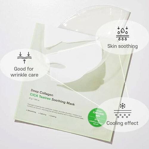 Sungboon Editor Deep Collagen Cica Teatree Soothing Mask Sungboon Editor Deep Collagen Cica Teatree Soothing Mask