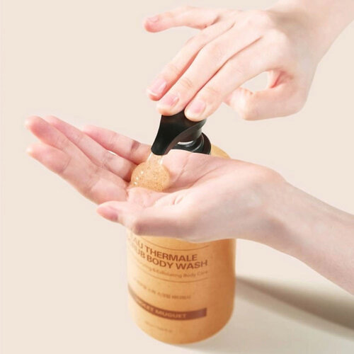 Kundal Eau Thermale Spa Scrub Body Wash Violet Muguet