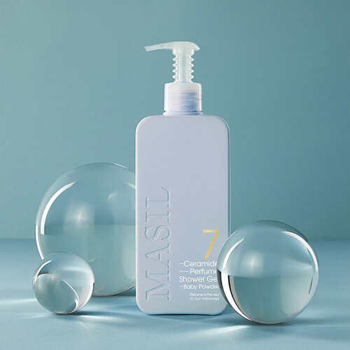 Masil 7 Ceramide Perfume Shower Gel Baby Powder