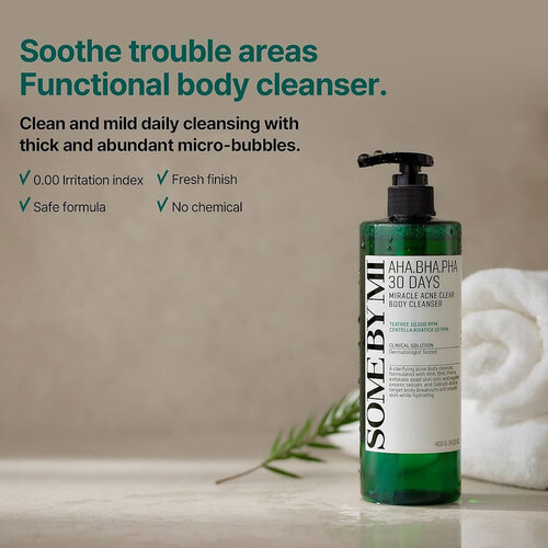 Some By Mi AHA.BHA.PHA 30 Days Miracle Acne Clear Body Cleanser Some By Mi AHA.BHA.PHA 30 Days Miracle Acne Clear Body Cleanser
