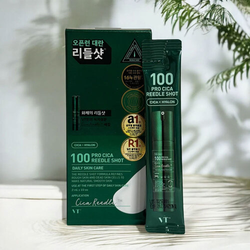 VT Cosmetics Pro Cica Reedle Shot 100 10x2ml VT Cosmetics Pro Cica Reedle Shot 100 10x2ml