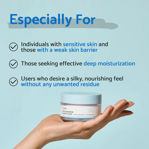 iUNIK Beta Glucan 3X Barrier Cream