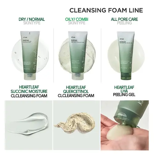 Anua Heartleaf Quercetinol  Pore Deep Cleansing Foam Anua Heartleaf Quercetinol  Pore Deep Cleansing Foam