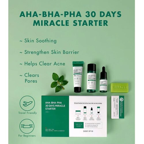 Some By Mi AHA BHA PHA 30 Days Miracle Starter Kit Some By Mi AHA BHA PHA 30 Days Miracle Starter Kit