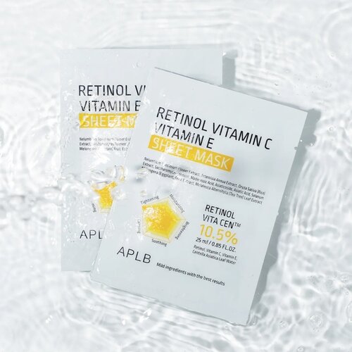 APLB Retinol Vitamin C Vitamin E Sheet Mask APLB Retinol Vitamin C Vitamin E Sheet Mask