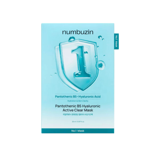 Numbuzin No.1 Pantothenic B5 Hyaluronic Active Clear Mask Numbuzin No.1 Pantothenic B5 Hyaluronic Active Clear Mask