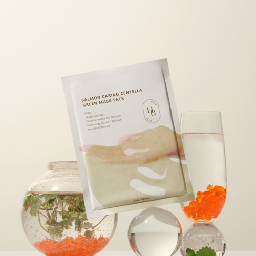 HEVEBLUE Salmon Caring Centella Green Mask Pack HEVEBLUE Salmon Caring Centella Green Mask Pack