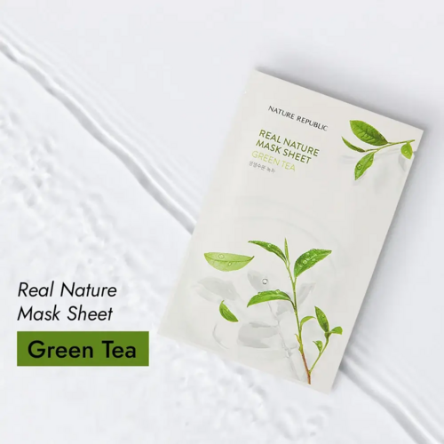 Nature Republic Real Nature Green Tea Sheet Mask Nature Republic Real Nature Green Tea Sheet Mask