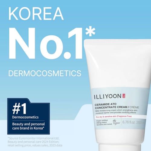 Illiyoon Ceramide Ato Concentrate Cream