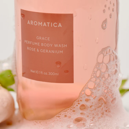 Aromatica Grace Perfume Body Wash Rose & Geranium