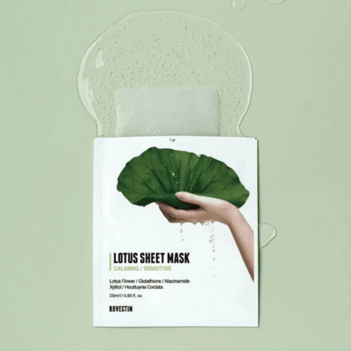 Rovectin Clean Lotus Water Calming Sheet Mask