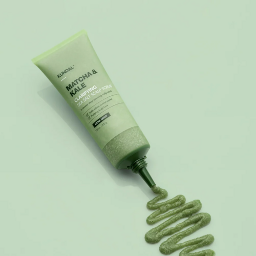 Kundal Matcha & Kale Clarifying Sea Salt Scalp Scrub Herb Mint
