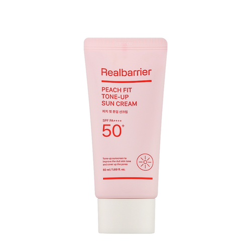 Real Barrier Peach Fit Tone-Up Sun Cream SPF50+ PA++++