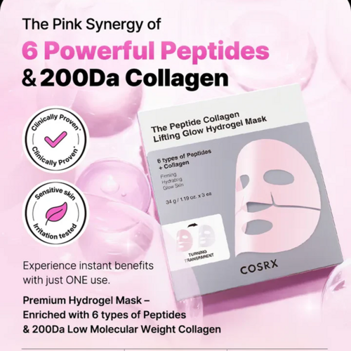 Peptide Collagen Glow Hydrogel Mask Peptide Collagen Glow Hydrogel Mask