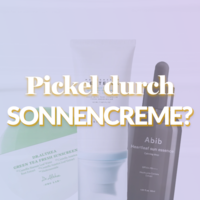 Pickel durch Sonnencreme?