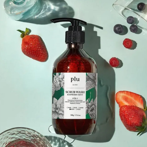 Plu Scrub Wash Raspberry Mint