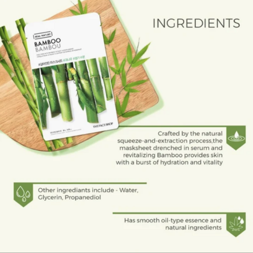 The Face Shop Real Nature Bamboo Mask