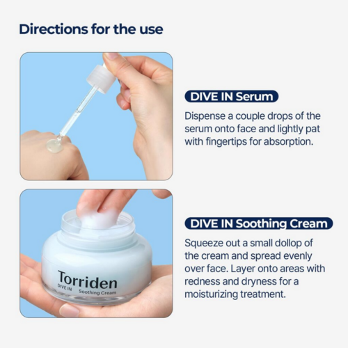 Torriden DIVE-IN Serum & Soothing Cream Set Torriden DIVE-IN Serum & Soothing Cream Set