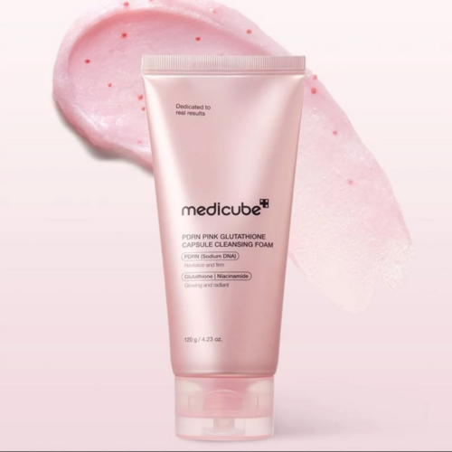 Medicube PDRN Pink Glutathione Capsule Cleansing Foam Medicube PDRN Pink Glutathione Capsule Cleansing Foam
