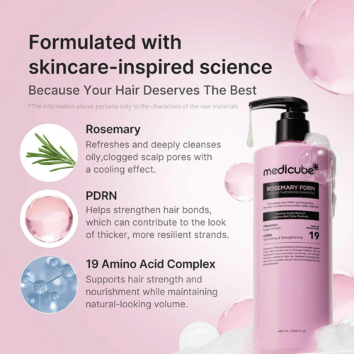 Medicube Rosemary PDRN Cooling Thickening Shampoo Medicube Rosemary PDRN Cooling Thickening Shampoo