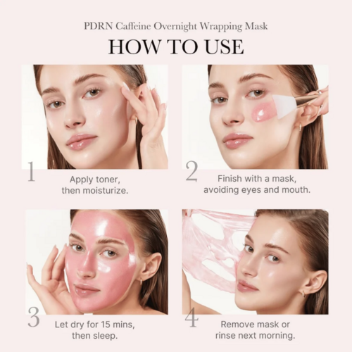 Medicube PDRN Pink Caffeine Night Wrapping Mask