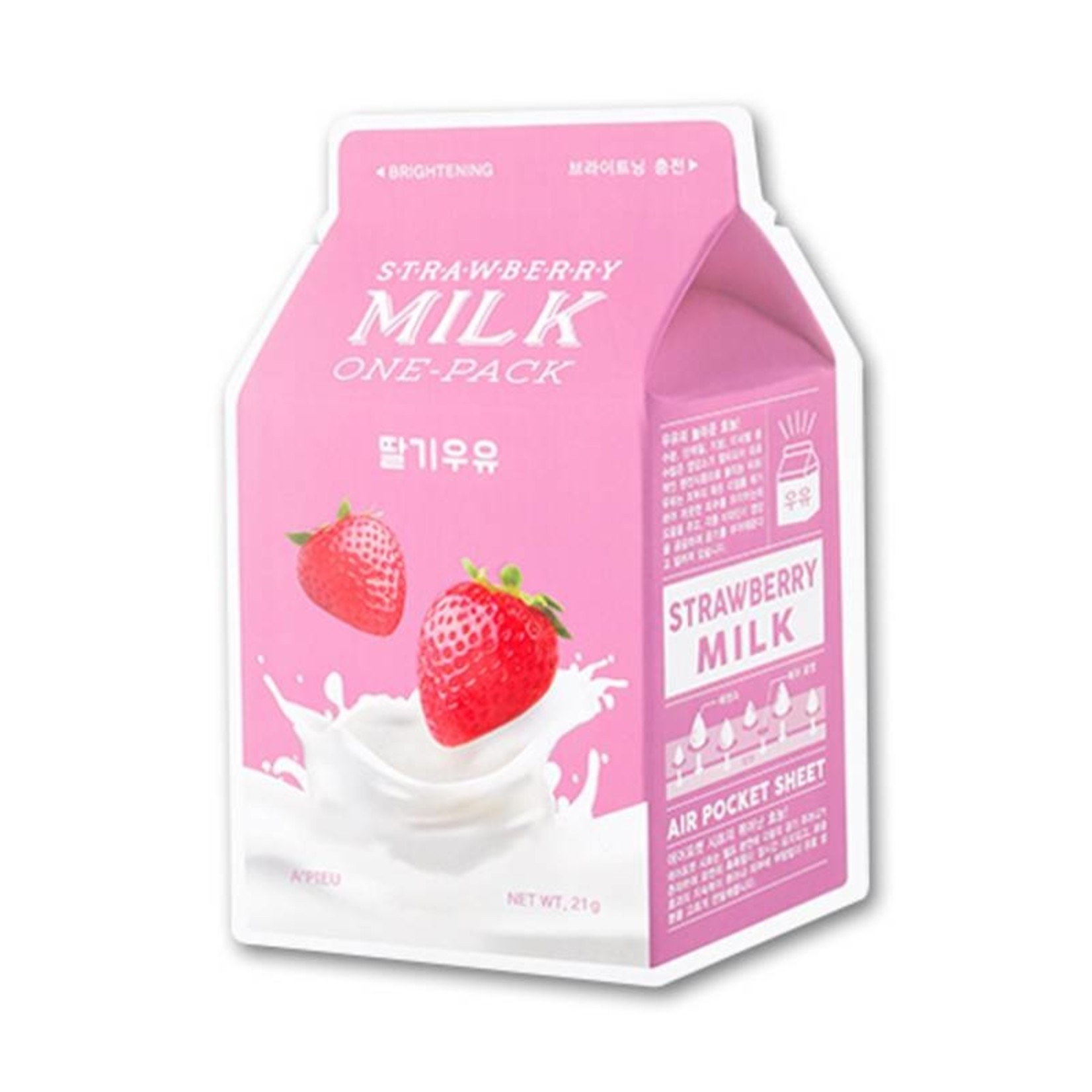 A'pieu Strawberry Milk One Pack Mask 10 pcs