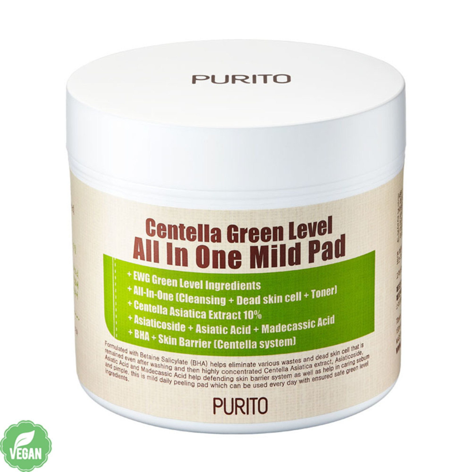 Purito Centella Green Level All In One Mild Pad