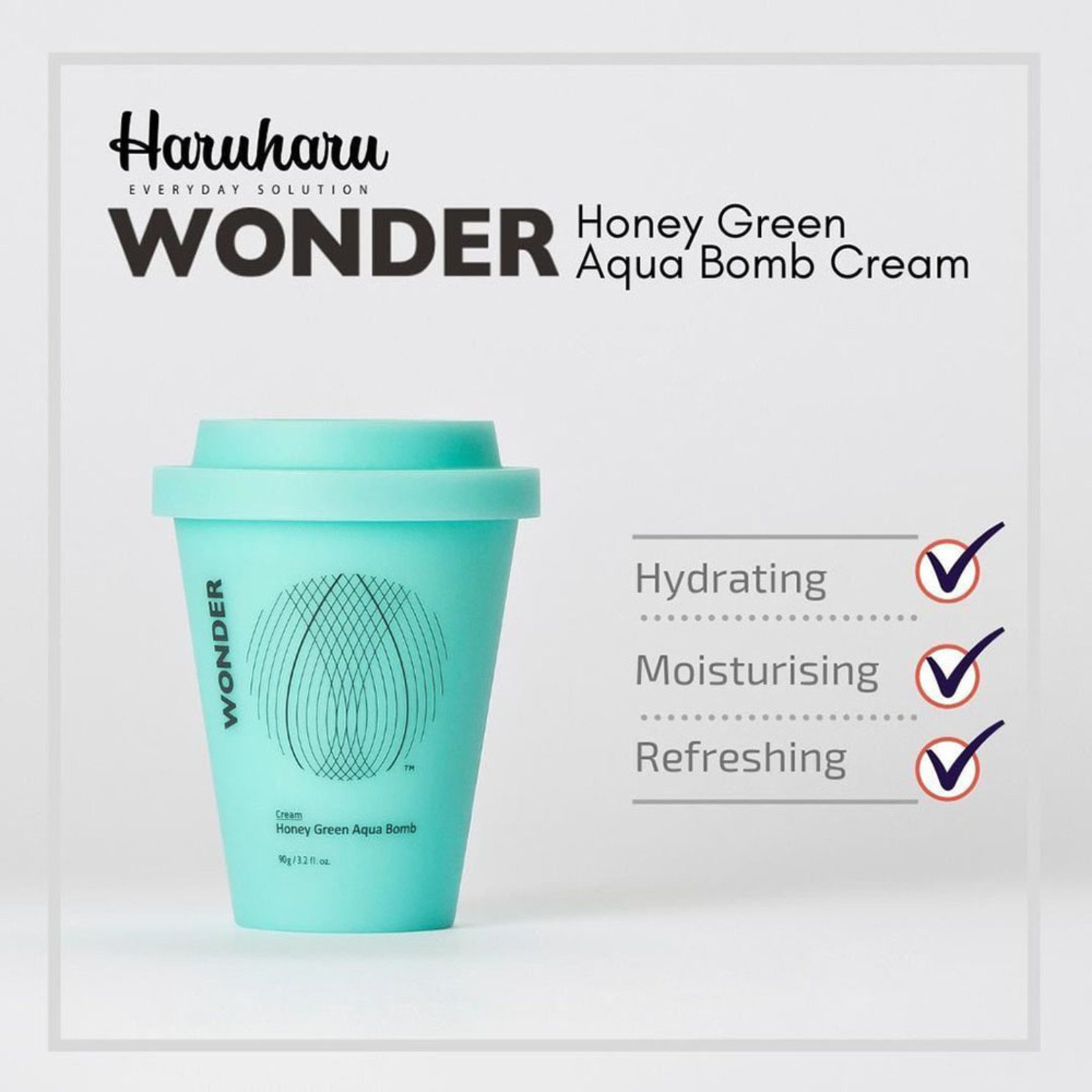 Haruharu Wonder Honey Green Aqua Bomb Cream