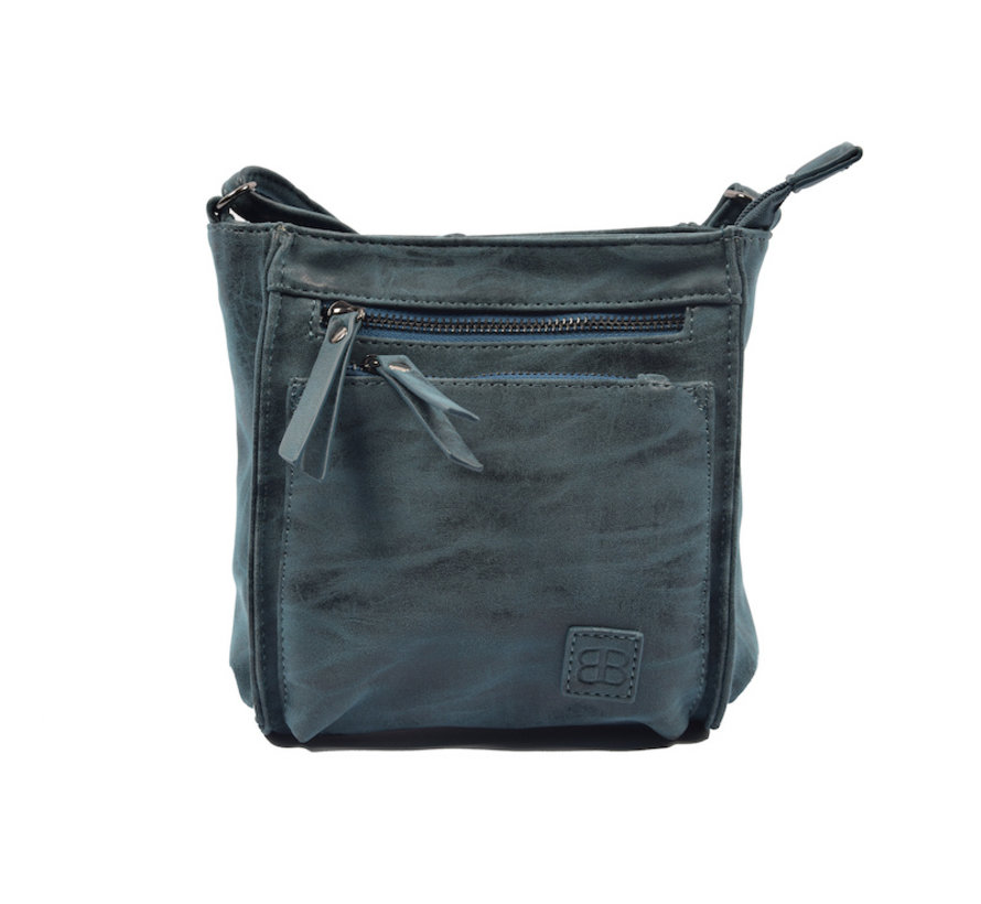 dark blue shoulder bag