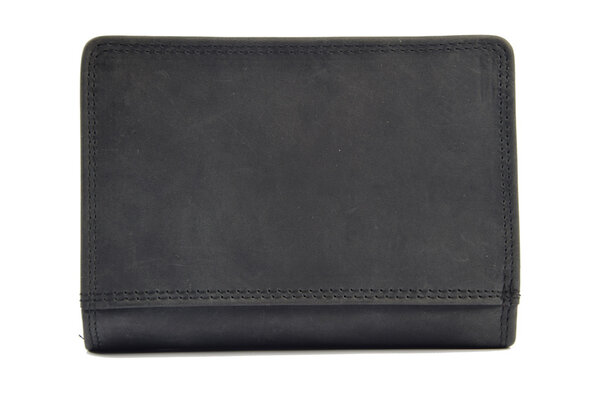 4 East Wallet buffalo leather - wallet with many cards - Wallet men - Wallet - Wallet Quality - Unisex wallet - Black