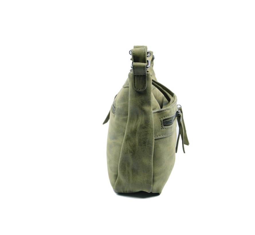Bicky Bernard schoudertas - ideaal tassen van Bicky Bernard WDL029 olive
