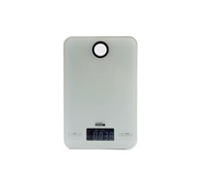 Merkloos Digital kitchen scale 5 KG with kitchen timer-white