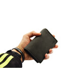 4 East Portemonnee dames - Portemonnee heren - Harmonica Buffelleer - Zwart - RFID Bescherming - 14 Pasjes - Ruime Indeling met Steekvakken 4 East Portemonnee dames - Portemonnee heren - Harmonica Buffelleer - Zwart - RFID Bescherming - 14 Pasjes - Ruime Indeling met Steekvakken