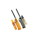 Merkloos Gas Lighter Set With Refill - 2 Refillable 25.5 cm Butane Lighters for BBQ, Candles, Kitchen, Hospitality and Garage