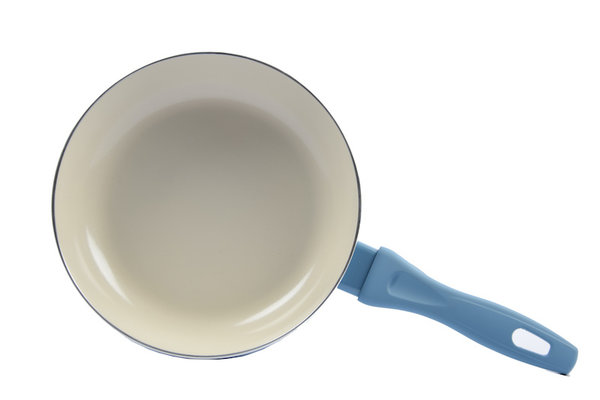 Discountershop Duurzame Anti-aanbak Koekenpan - Keramiek En Rvs - 24 cm - Licht Blauw Discountershop Duurzame Anti-aanbak Koekenpan - Keramiek En Rvs - 24 cm - Licht Blauw