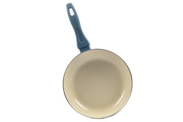 Discountershop Duurzame Anti-aanbak Koekenpan - Keramiek En Rvs - 24 cm - Licht Blauw Discountershop Duurzame Anti-aanbak Koekenpan - Keramiek En Rvs - 24 cm - Licht Blauw