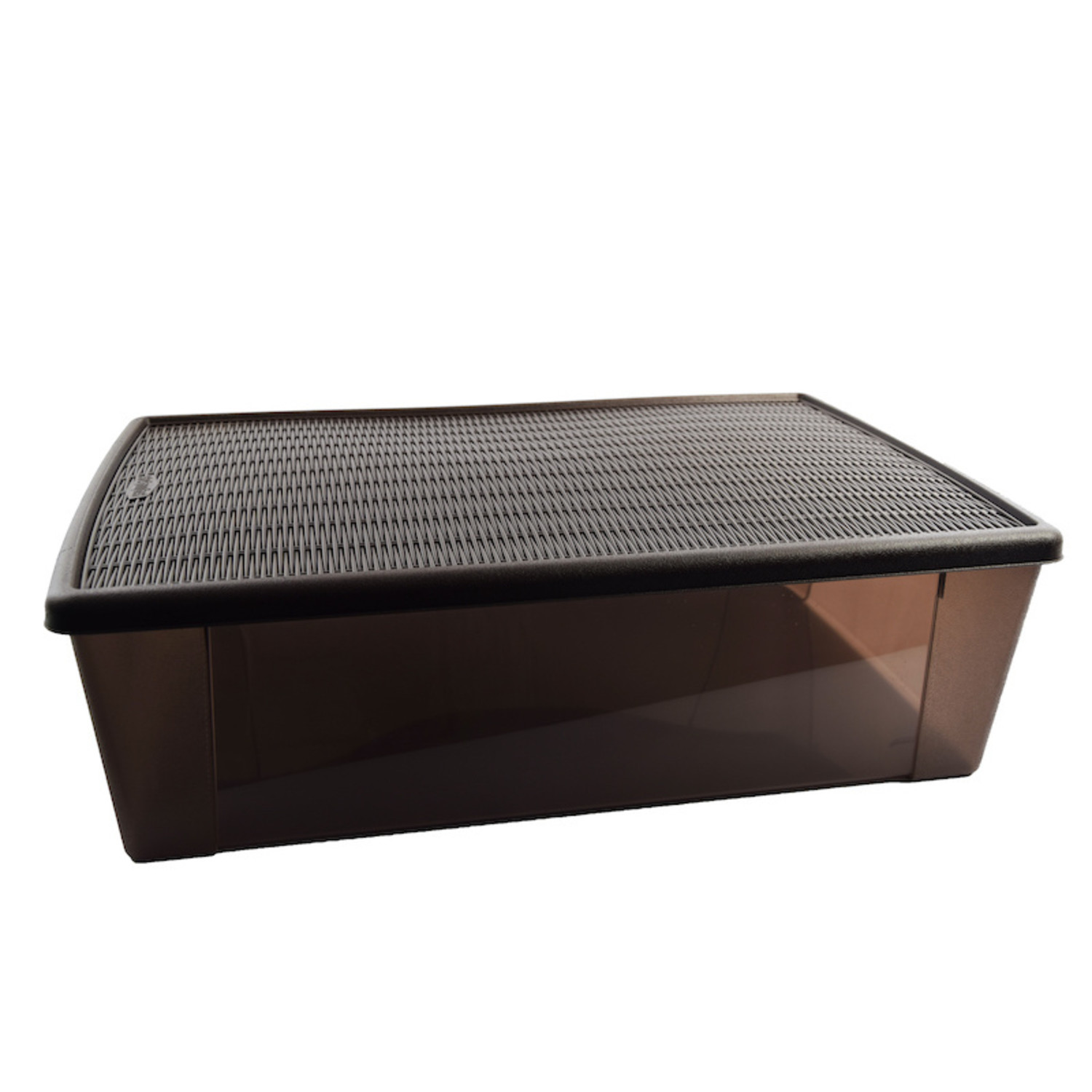 Maori Regelmatig Beginner Opbergbox - onderbedbox - Onderbedbox 32 liter chocolate bruin- 59 cm -  Discountershop.nl