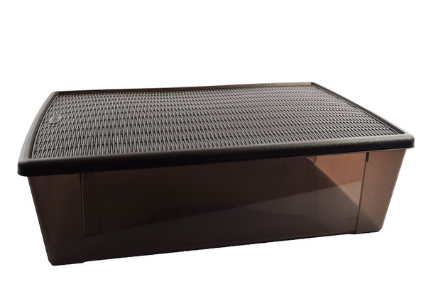 Maori Regelmatig Beginner Opbergbox - onderbedbox - Onderbedbox 32 liter chocolate bruin- 59 cm -  Discountershop.nl